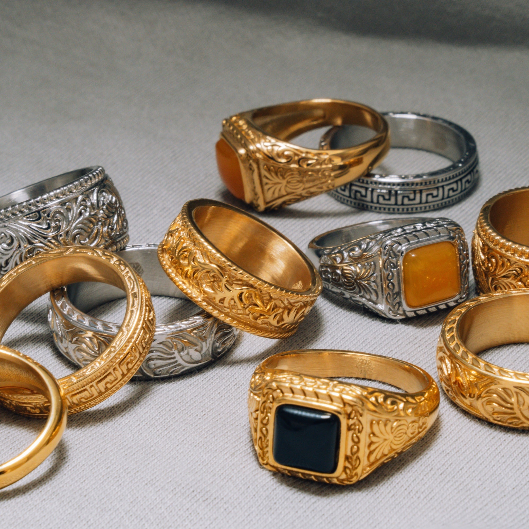 MOTIF COLLECTION - RINGS FOR MEN - JEWELLERY BY TWISTEDPENDANT