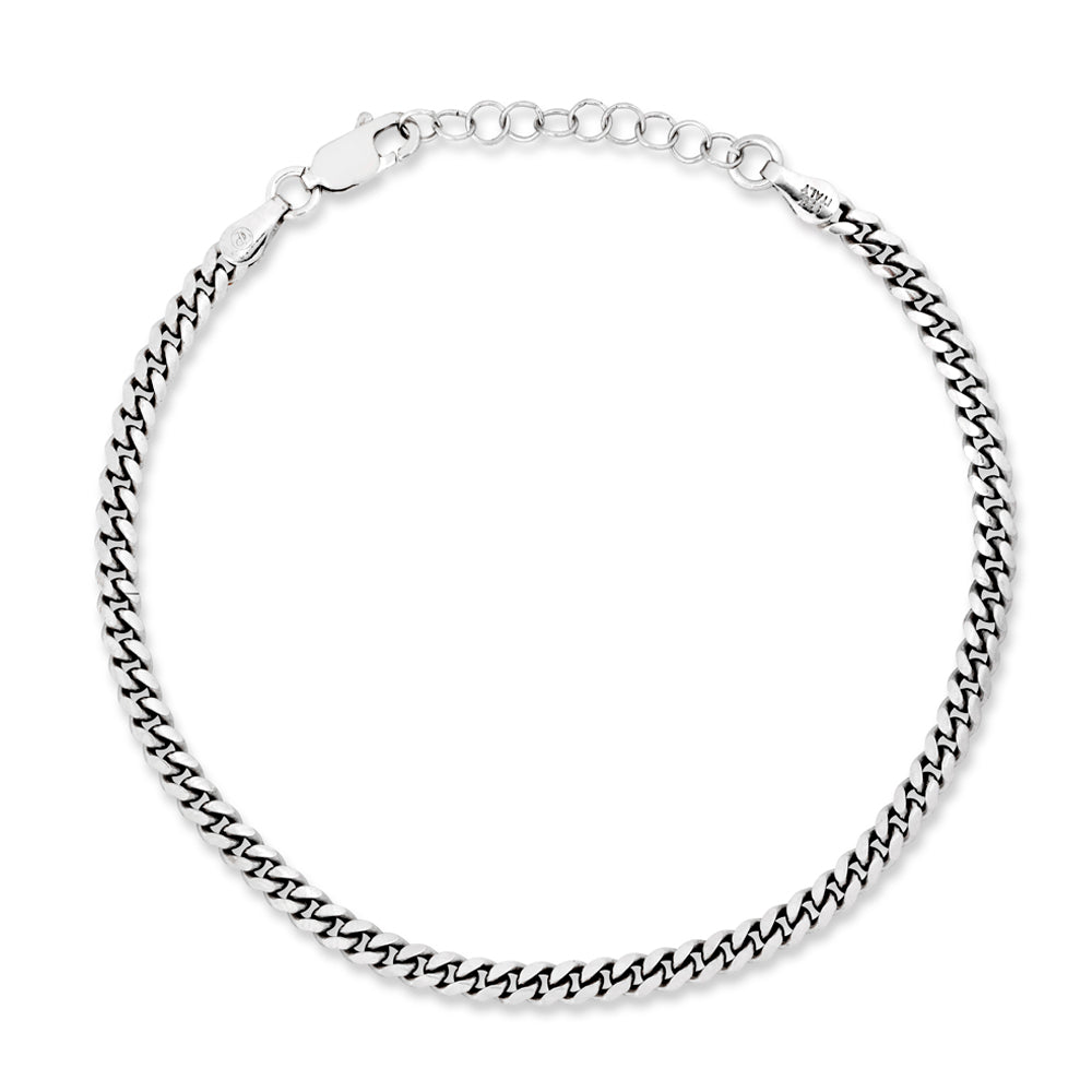 925 Sterling Silver Bracelet - Mens Silver Bracelets | By Twistedpendant