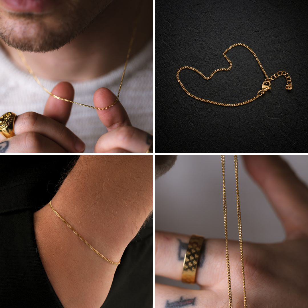 Gold Cuban Set (1.5MM)