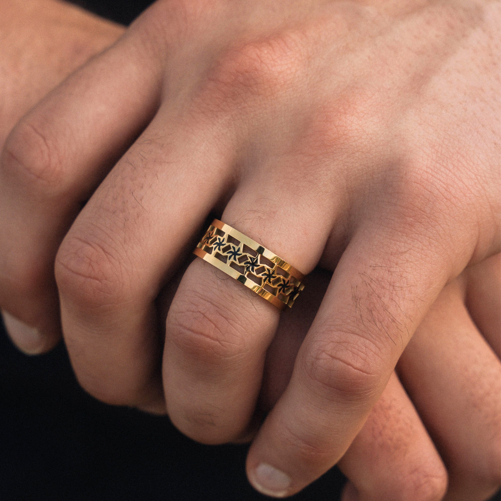 Origin Ring Black - Gold