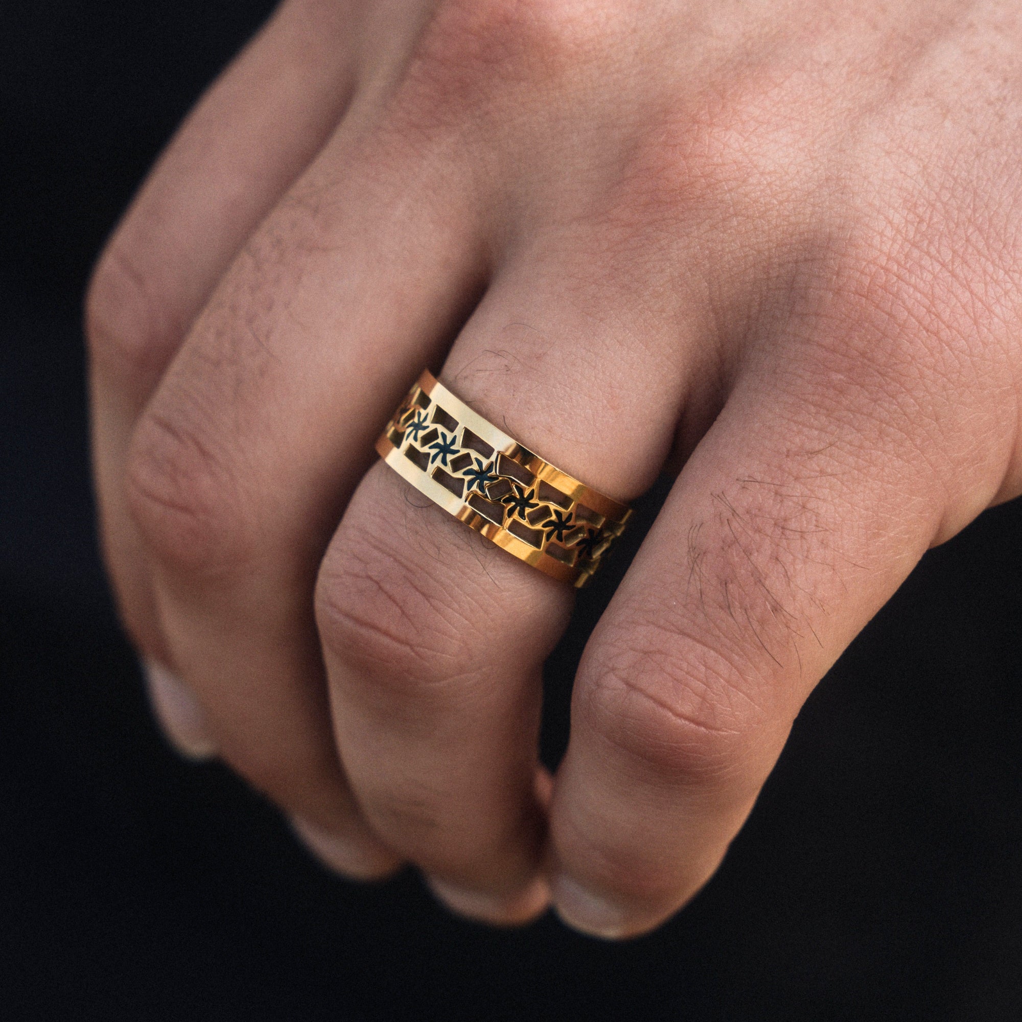 Origin Ring Black - Gold