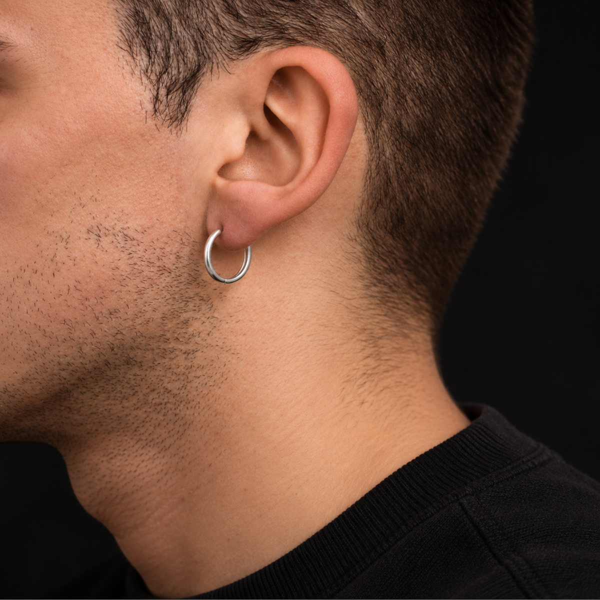 18MM Hoop (Silver)