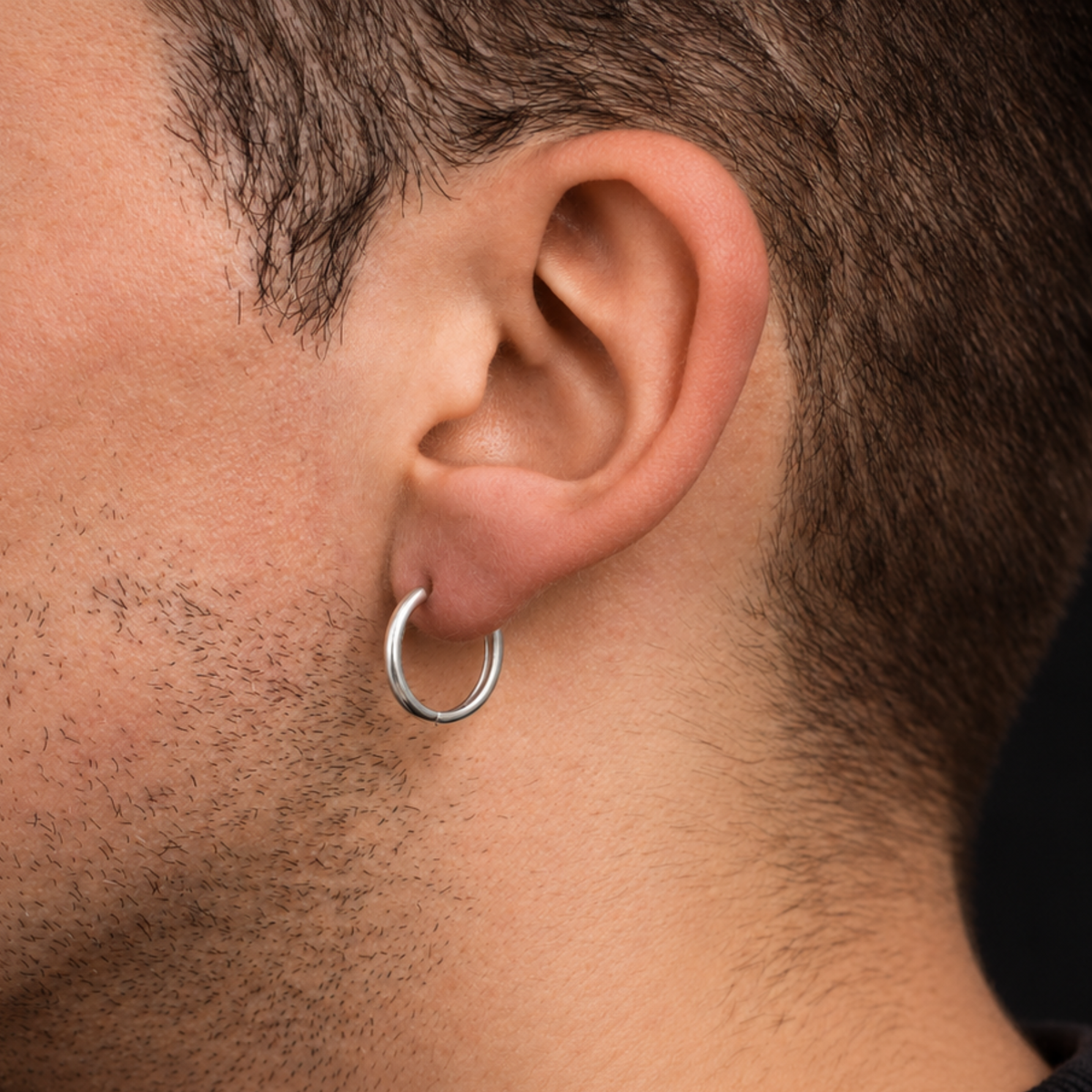 18MM Hoop (Silver)
