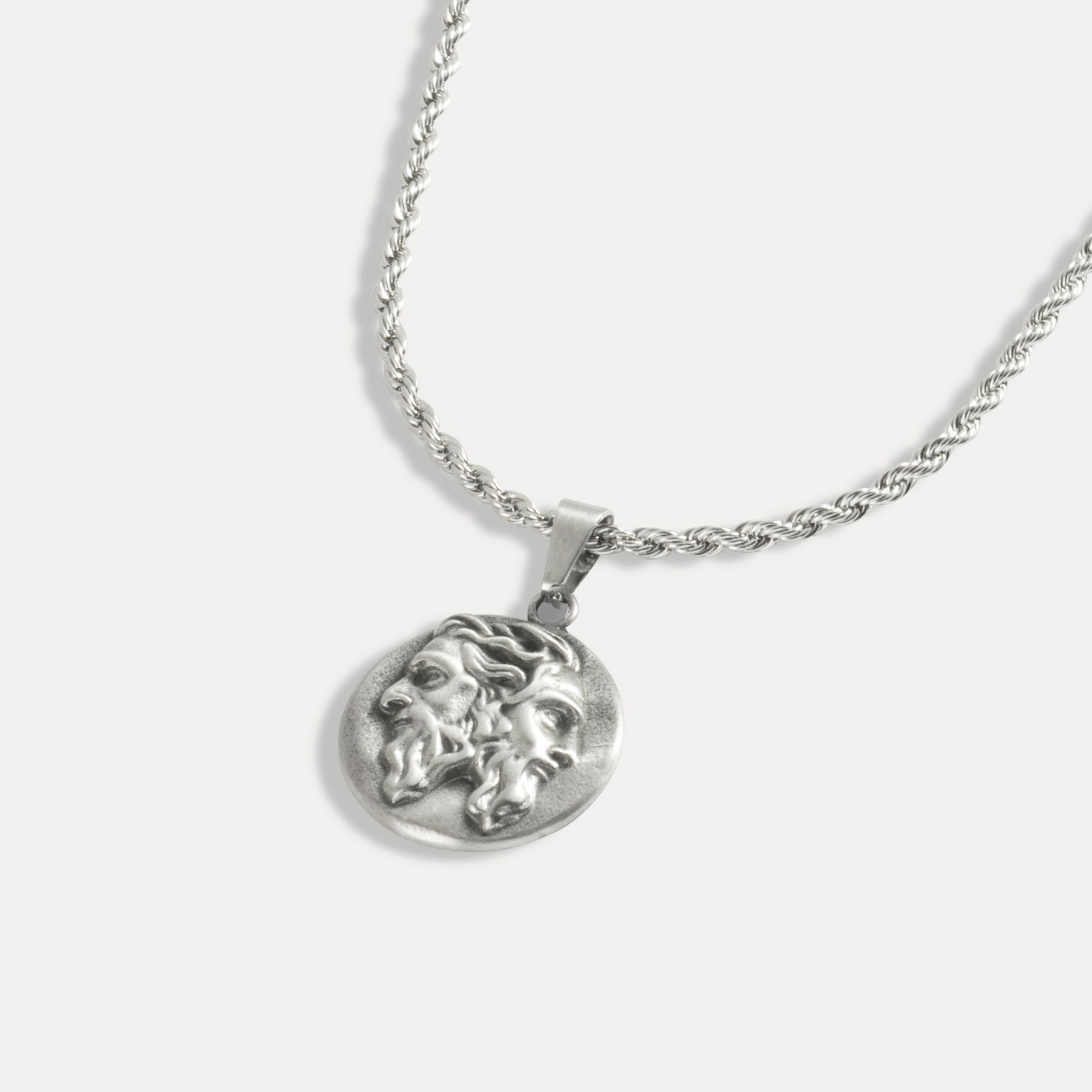 Janus Pendant | Greek God Necklace For Men – By TwistedPendant