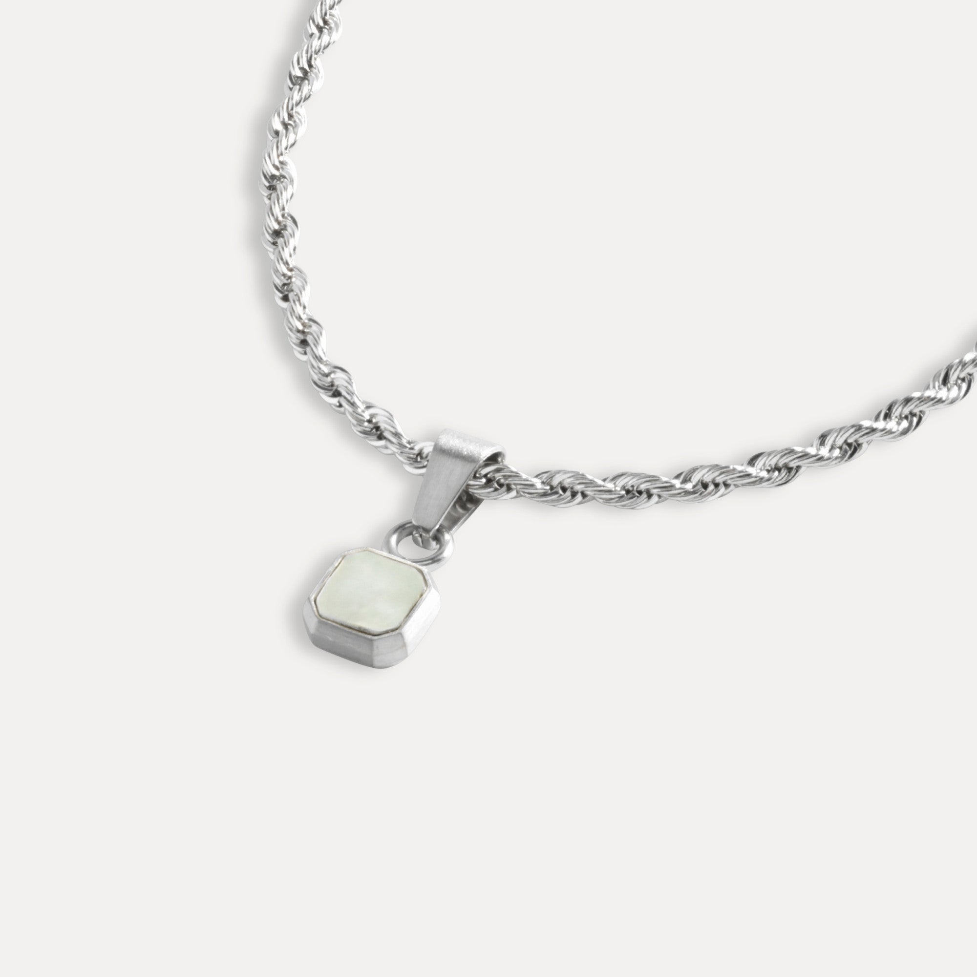 Mini Pearl Necklace - Pearl Necklace for Men - By Twistedpendant