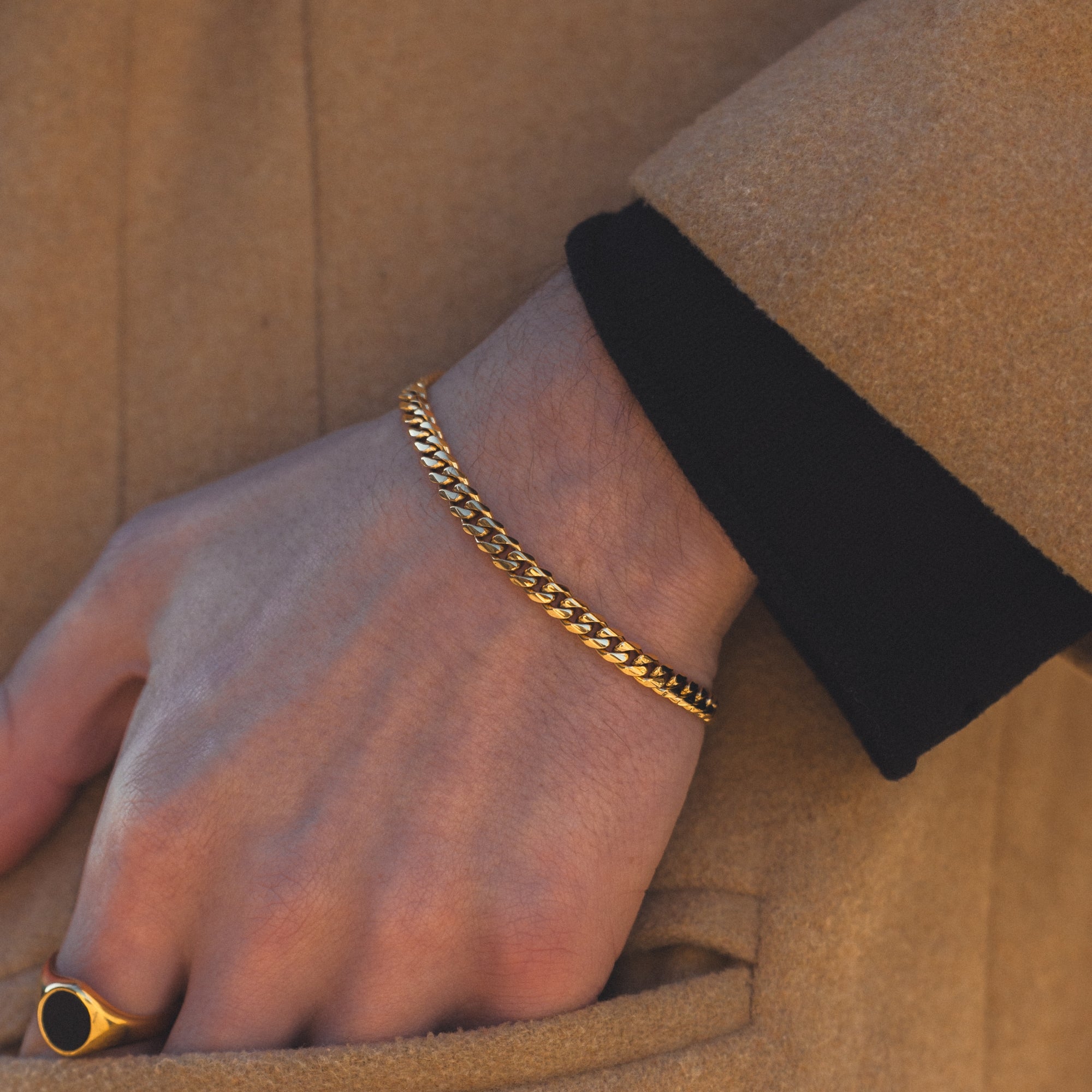 Gold Cuban Bracelet (5MM)