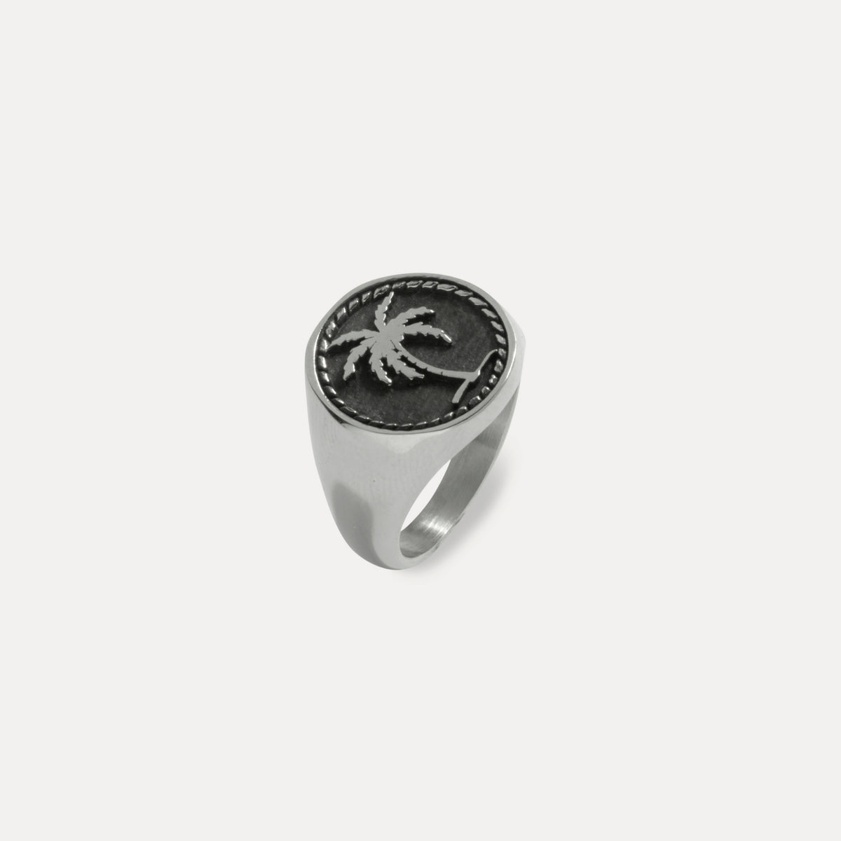 Palm Tree Ring - Silver