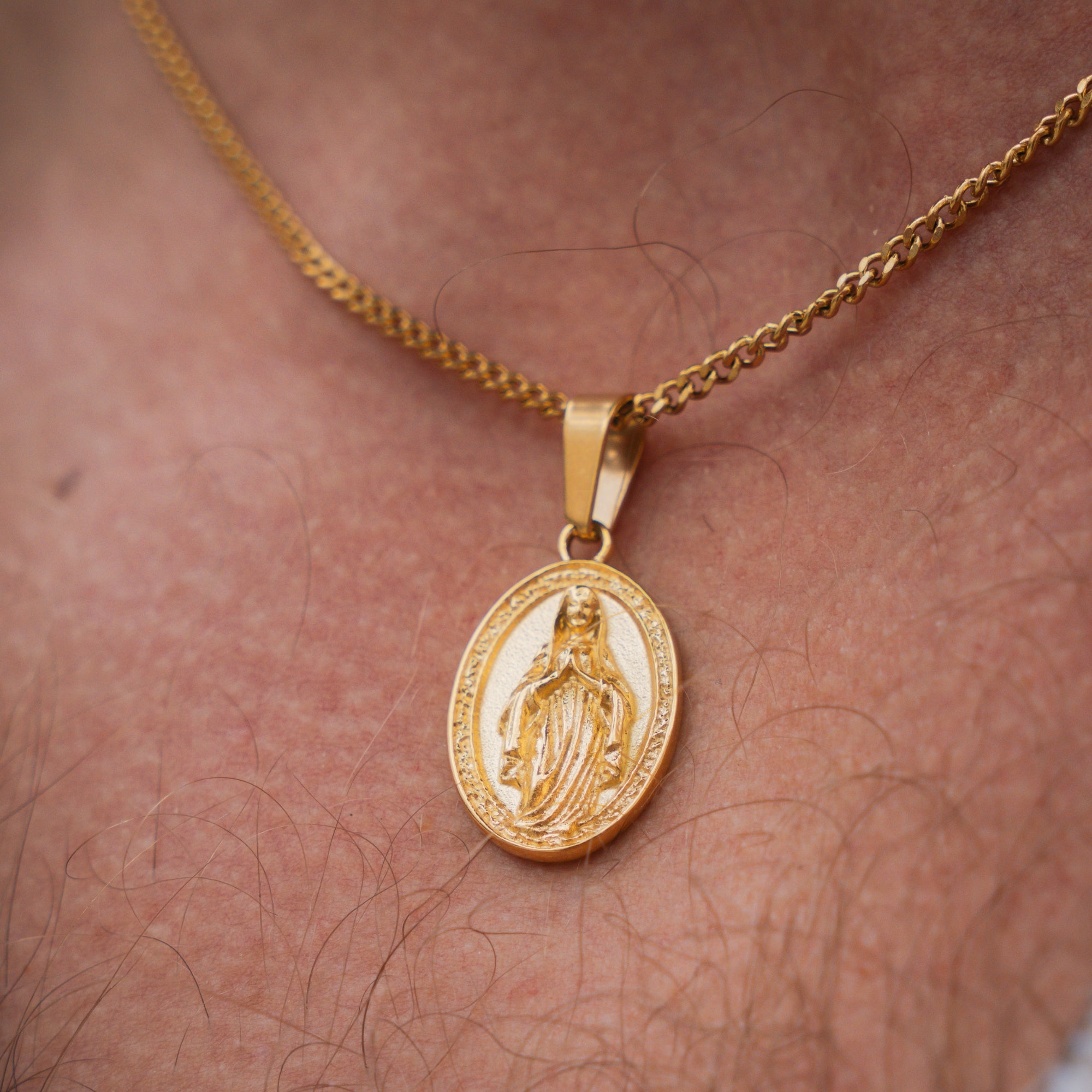 Virgin Mary - Gold (Large)