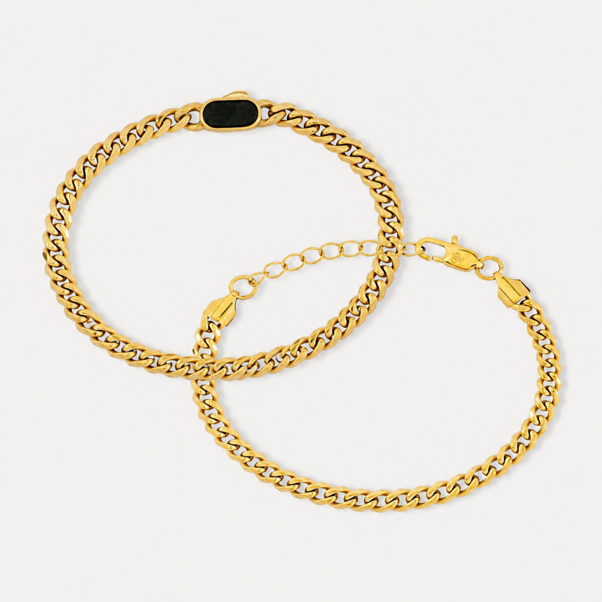 Cuban Bracelet Stack (Gold)
