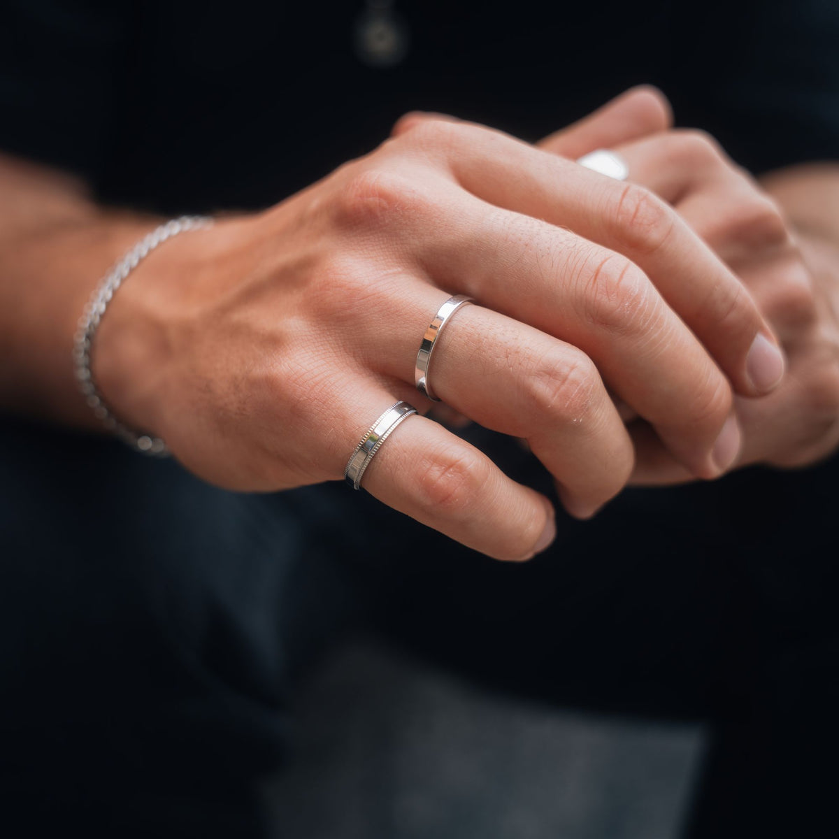 Essential Ring Stack - Silver