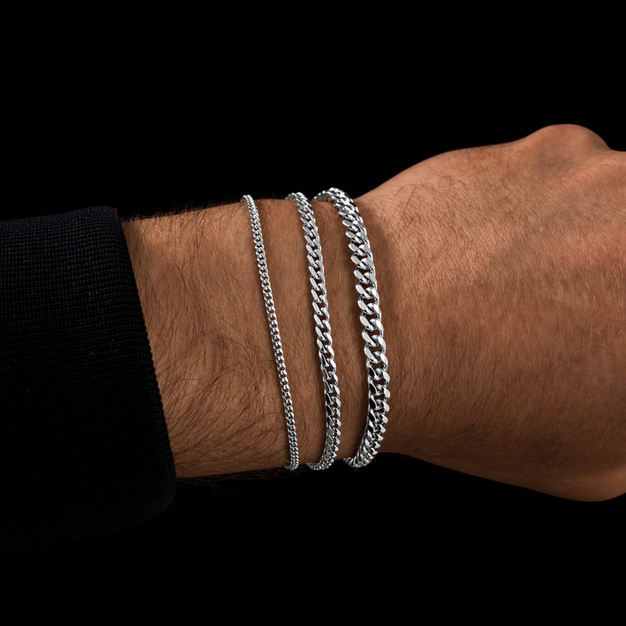 Italian 925 Silver Cuban Bracelet (5MM)