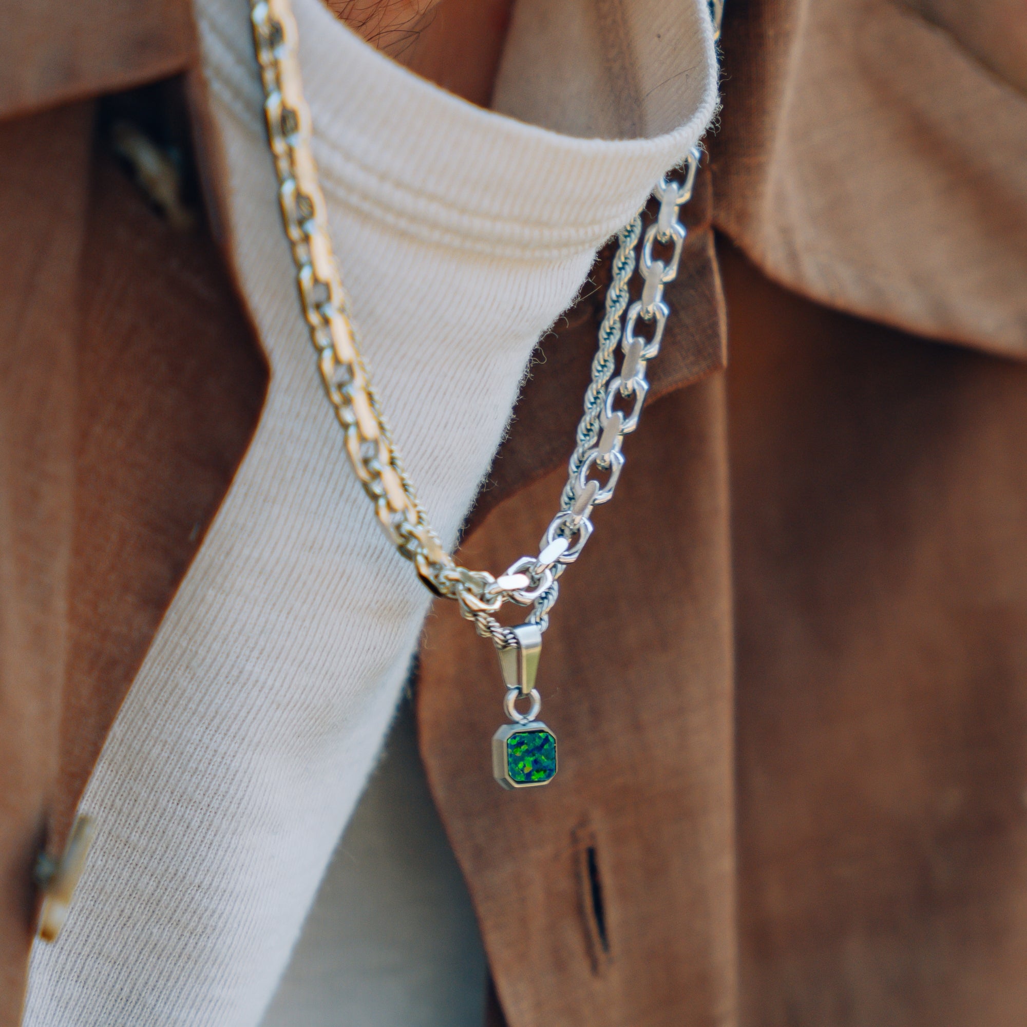 Mini Opal - Silver