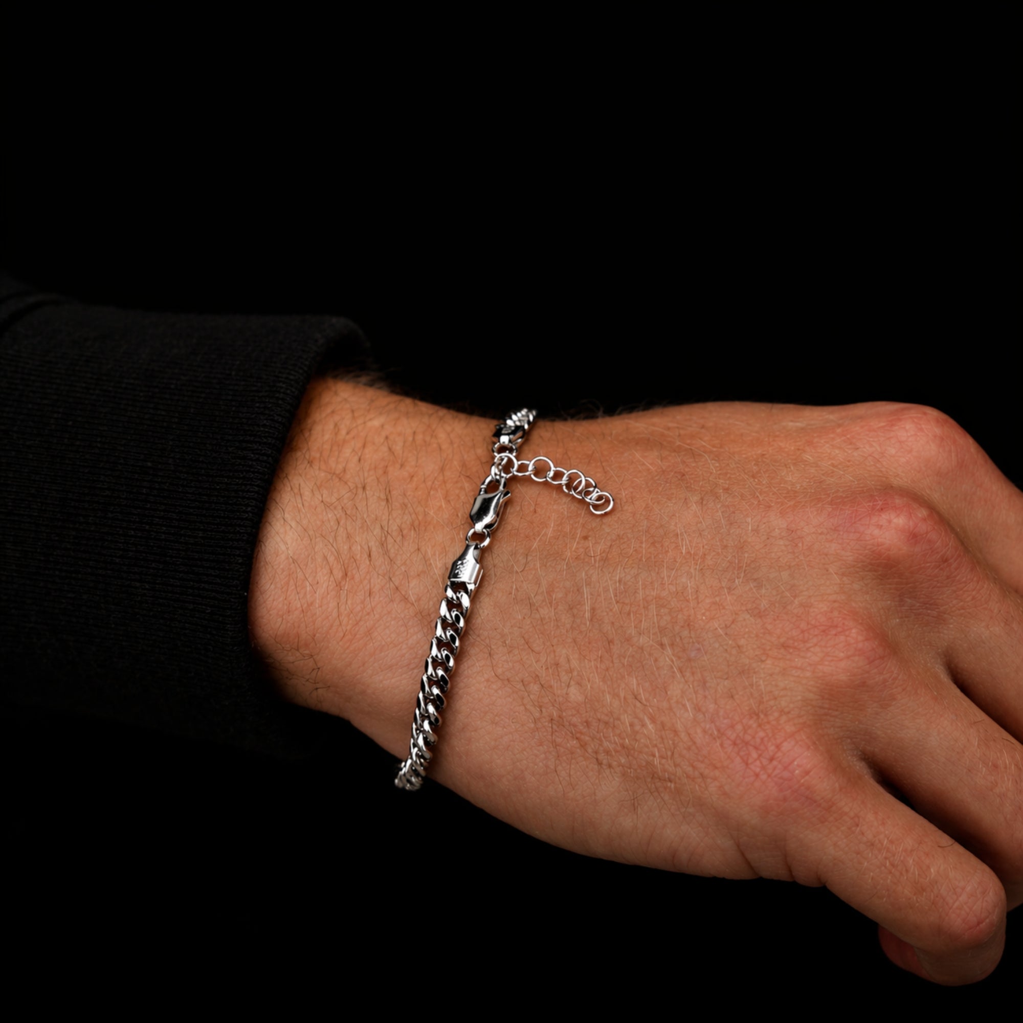 Italian 925 Silver Cuban Bracelet (5MM)