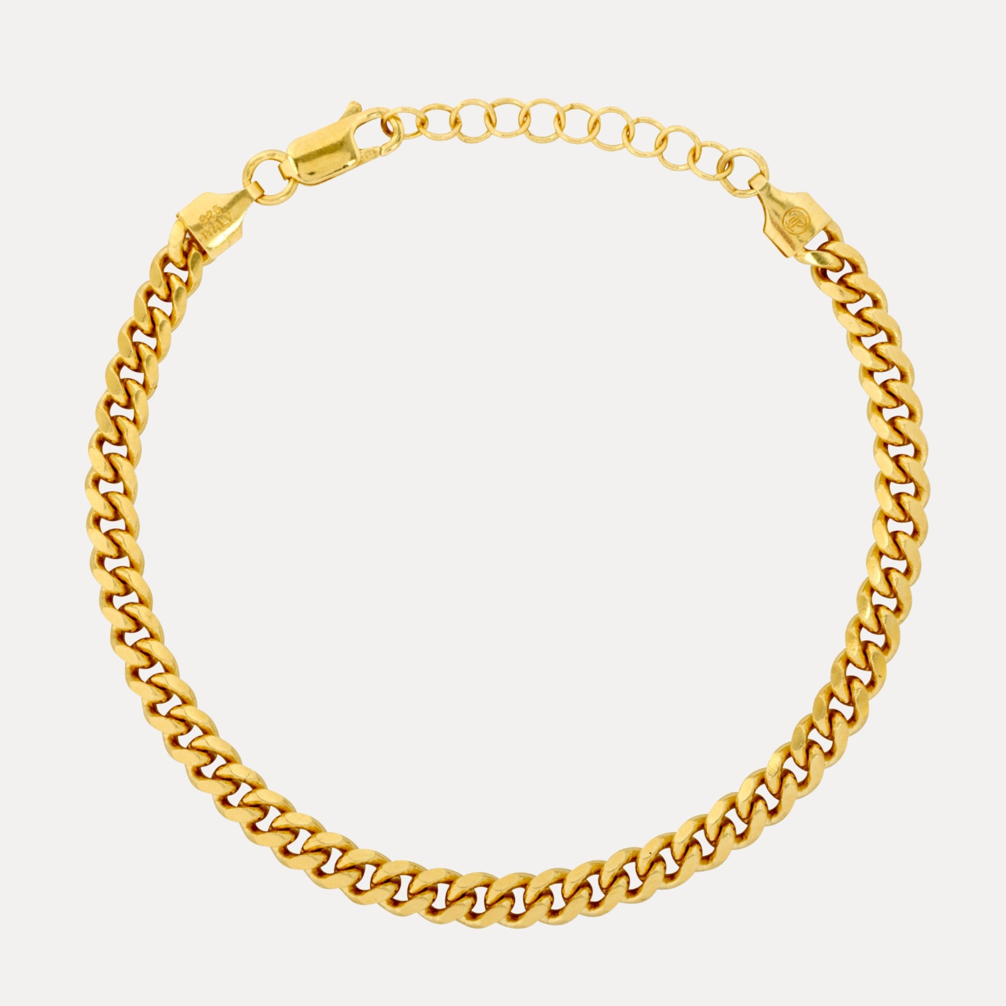 Italian 925 Gold Cuban Bracelet (5MM)