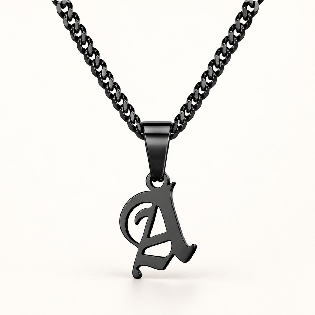 Old English Initial - Black