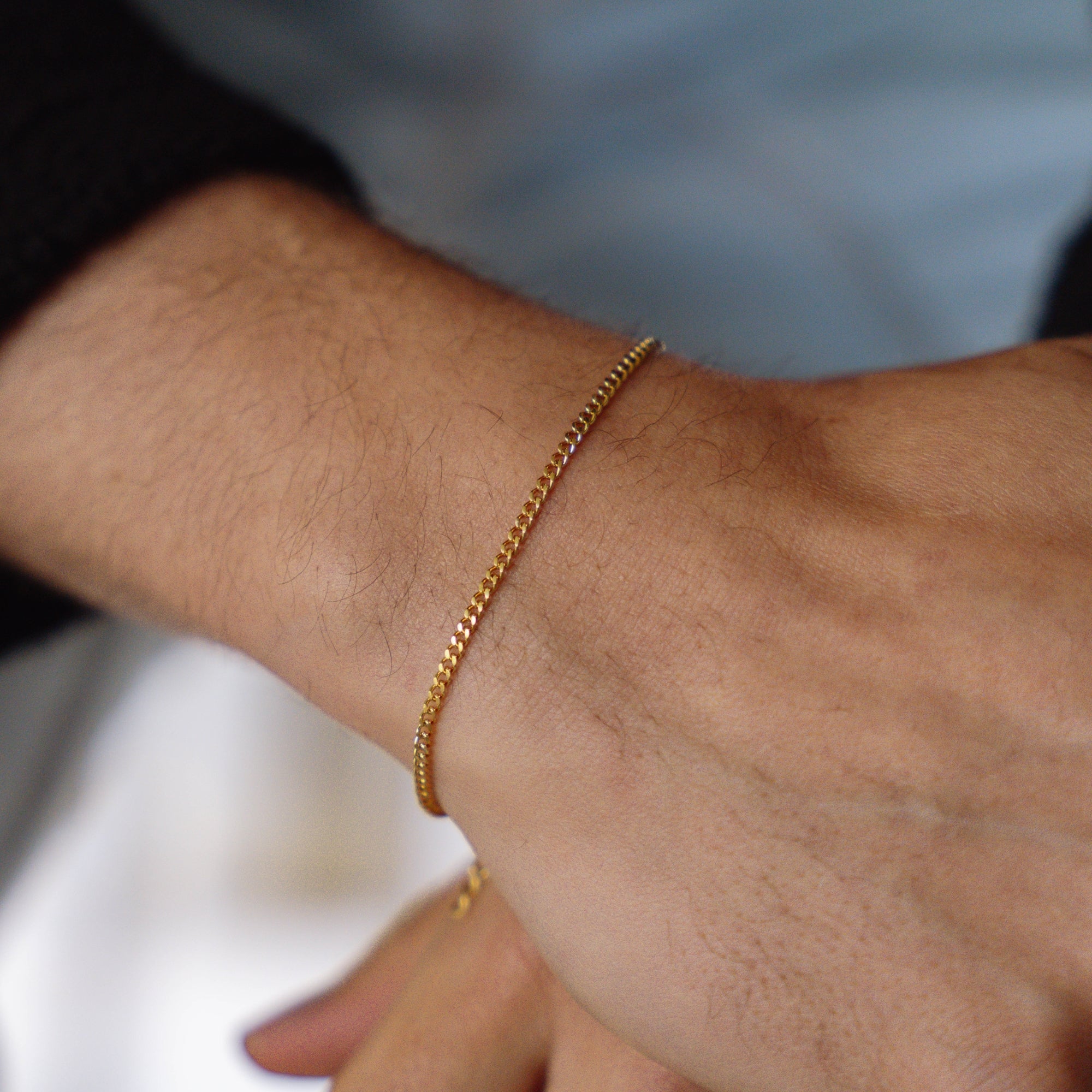 Gold Cuban Bracelet (2.5MM)