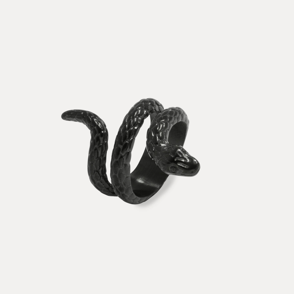 Snake Ring - Black