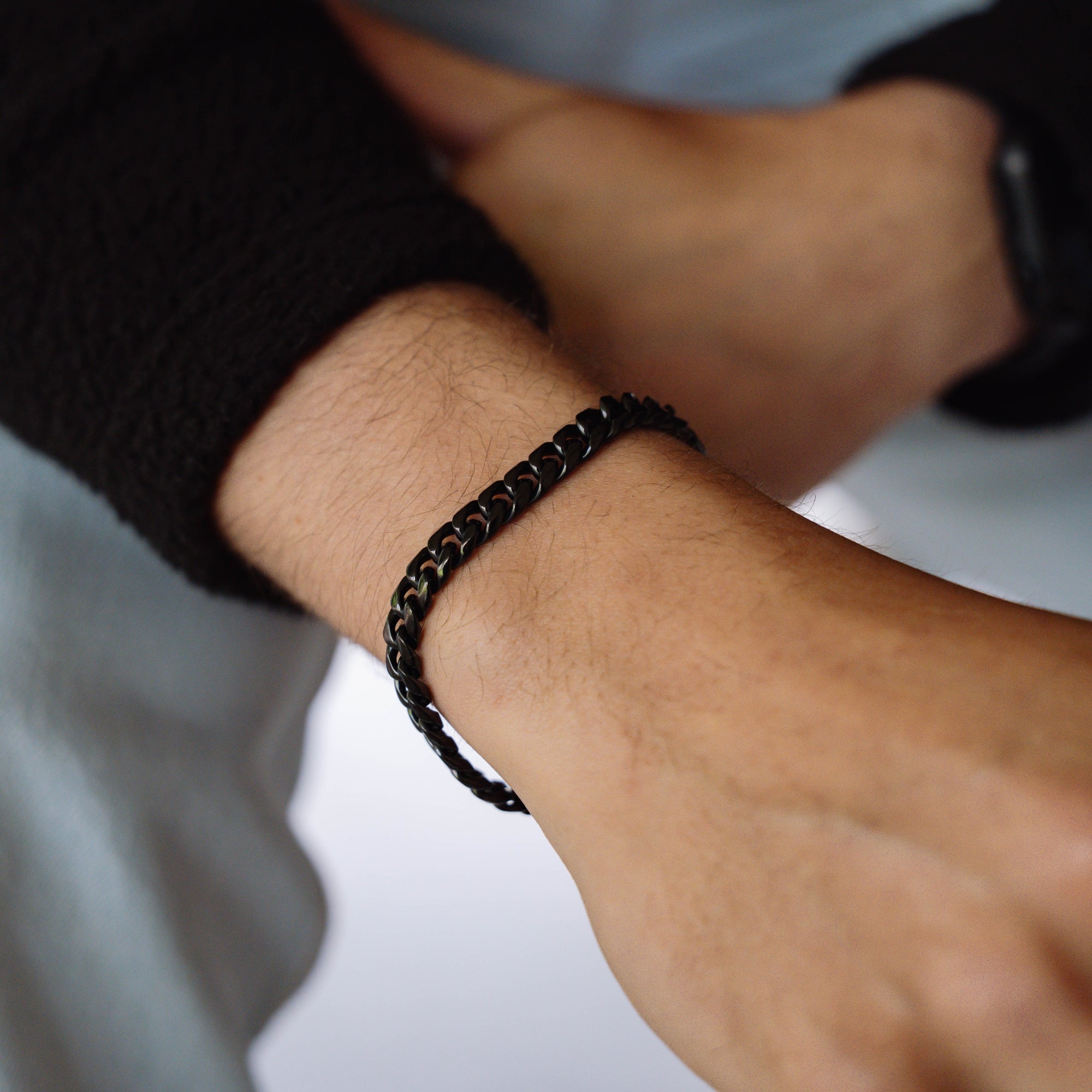 Black Cuban Bracelet (8MM)