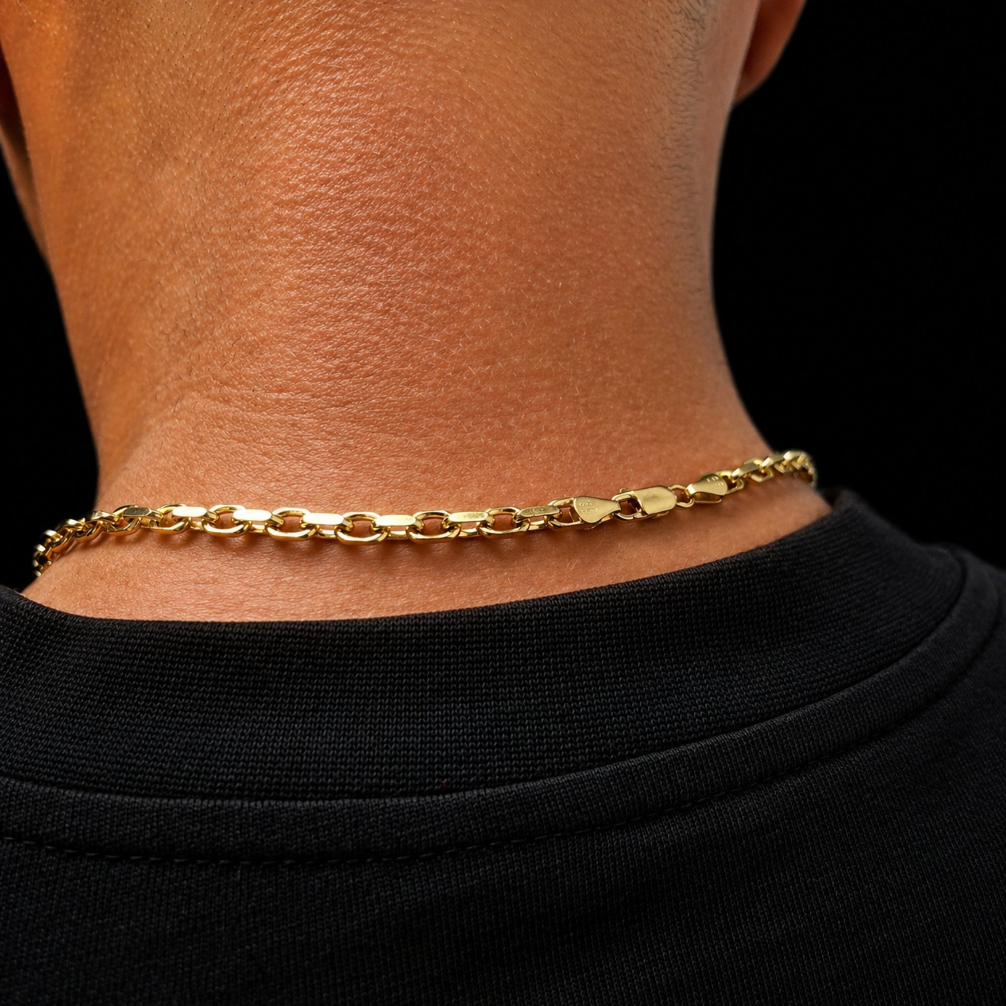 Italian Gold Rolo Chain (4MM)