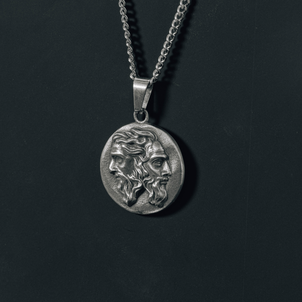 Janus Pendant | Greek God Necklace For Men – By TwistedPendant