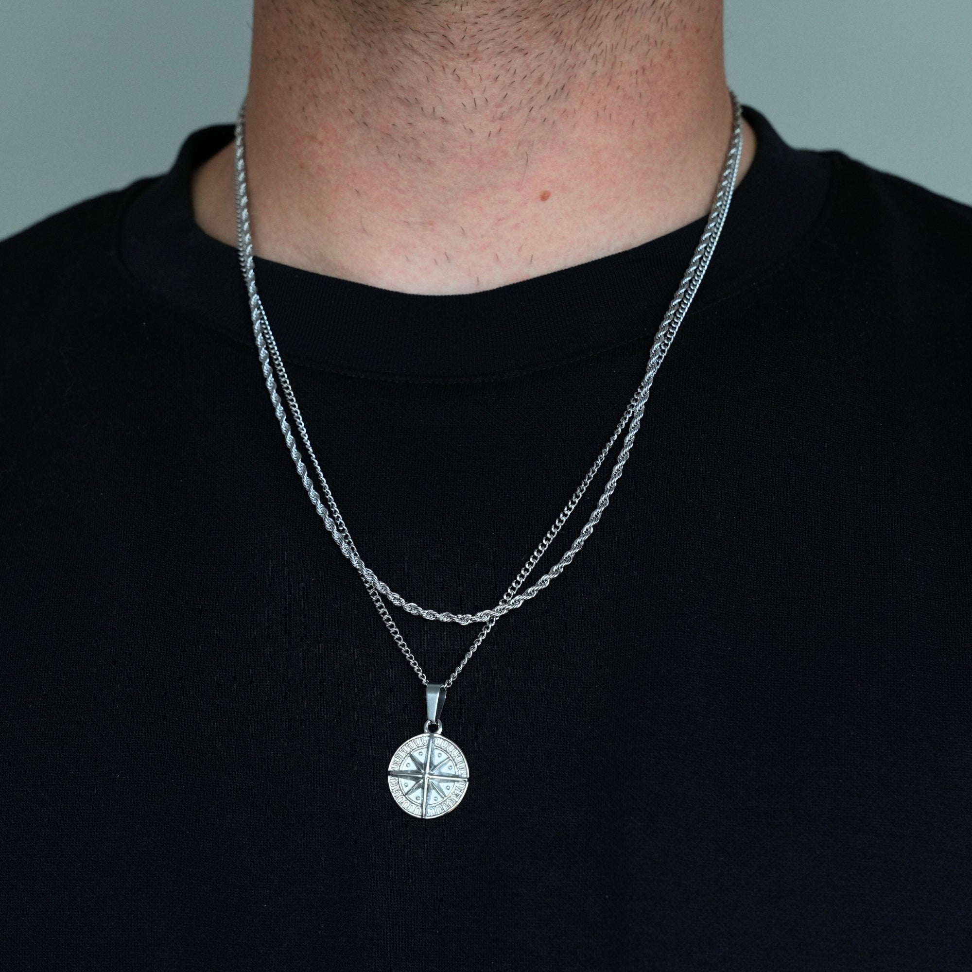 Mini Compass Set (Silver)