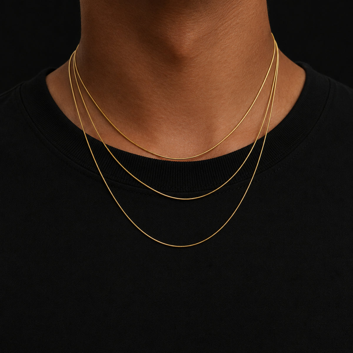 Gold Snake Chain (1MM)