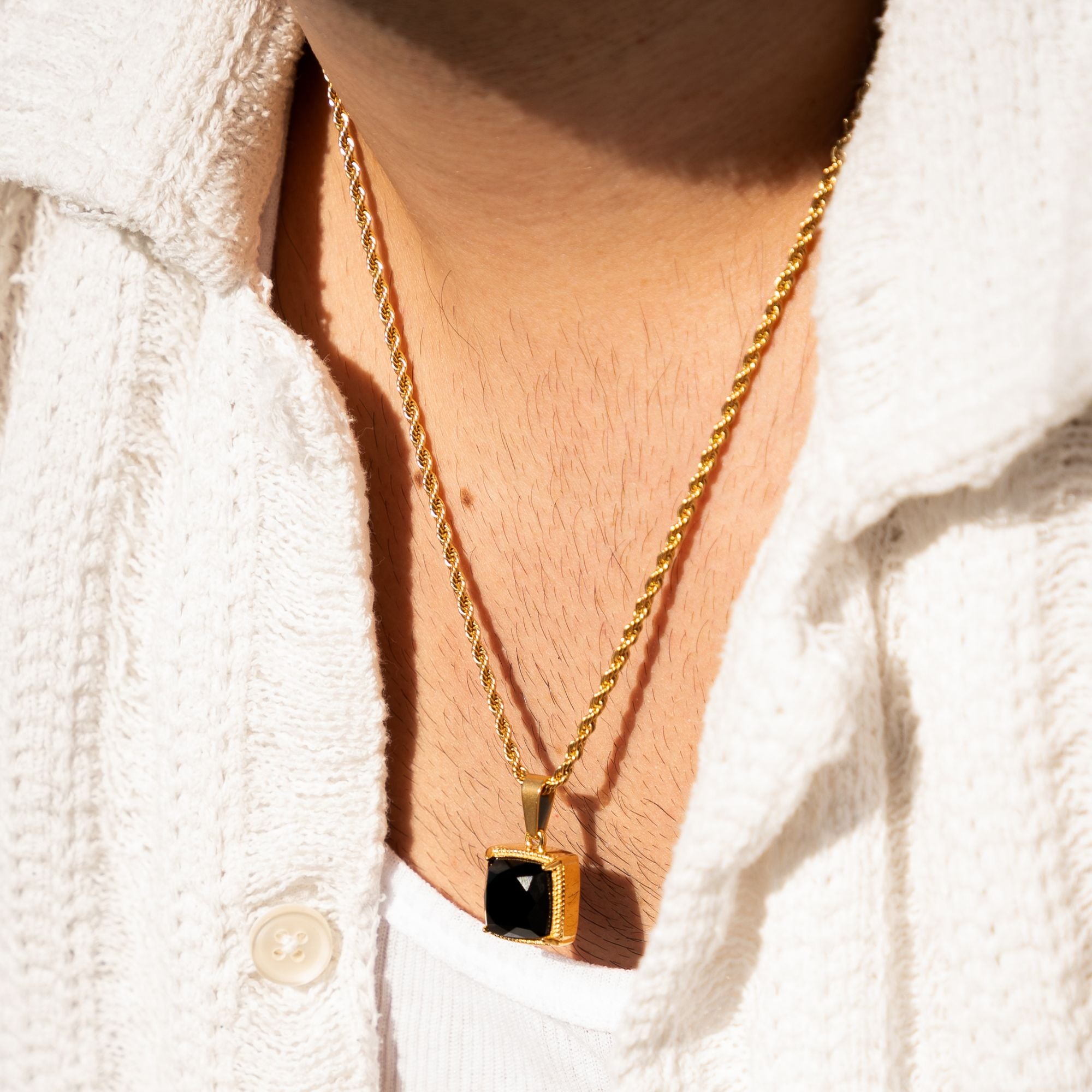 Chunky Onyx - Gold
