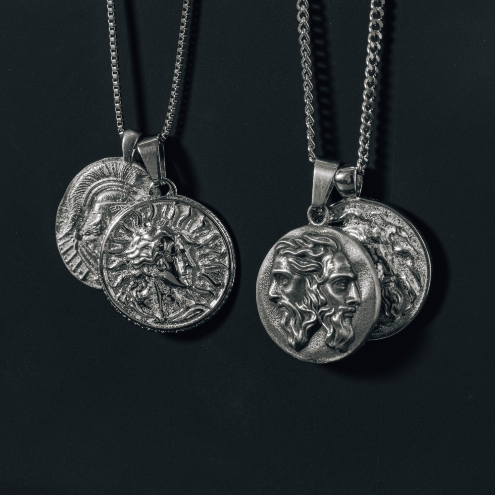 Janus Pendant | Greek God Necklace For Men – By TwistedPendant