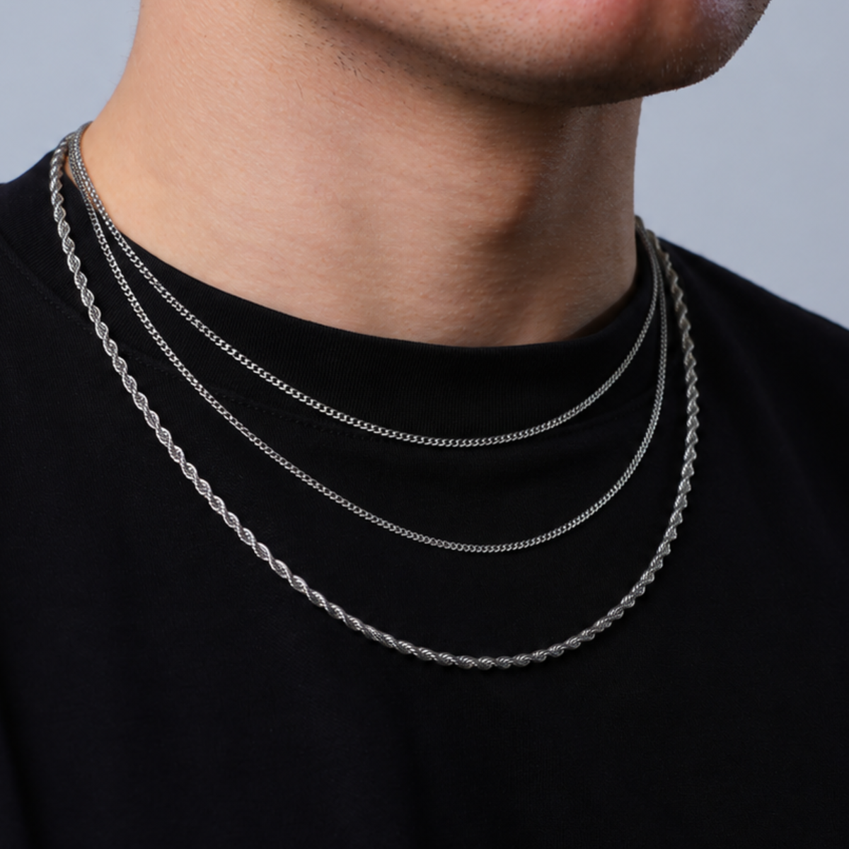 Essential Chain Trio - Silver