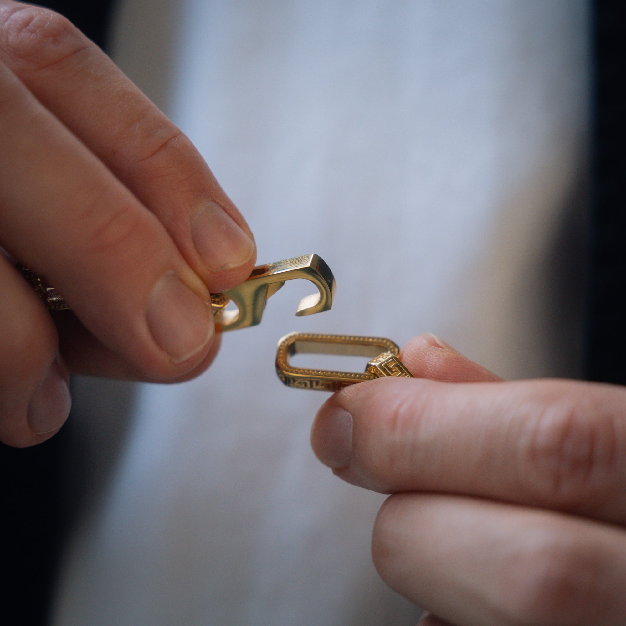 Greek Key Bracelet - Gold