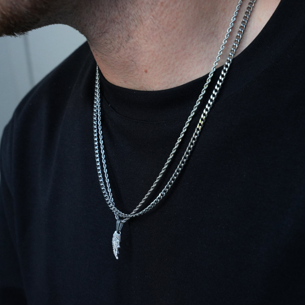 Wing Necklace Set - By Twistedpendant