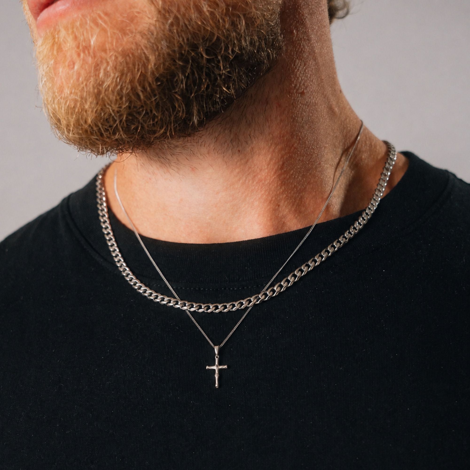 Mini Crucifix Set (Silver)