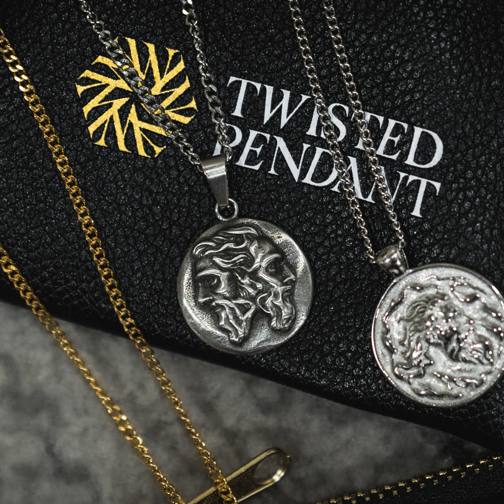 Janus Pendant | Greek God Necklace For Men – By TwistedPendant