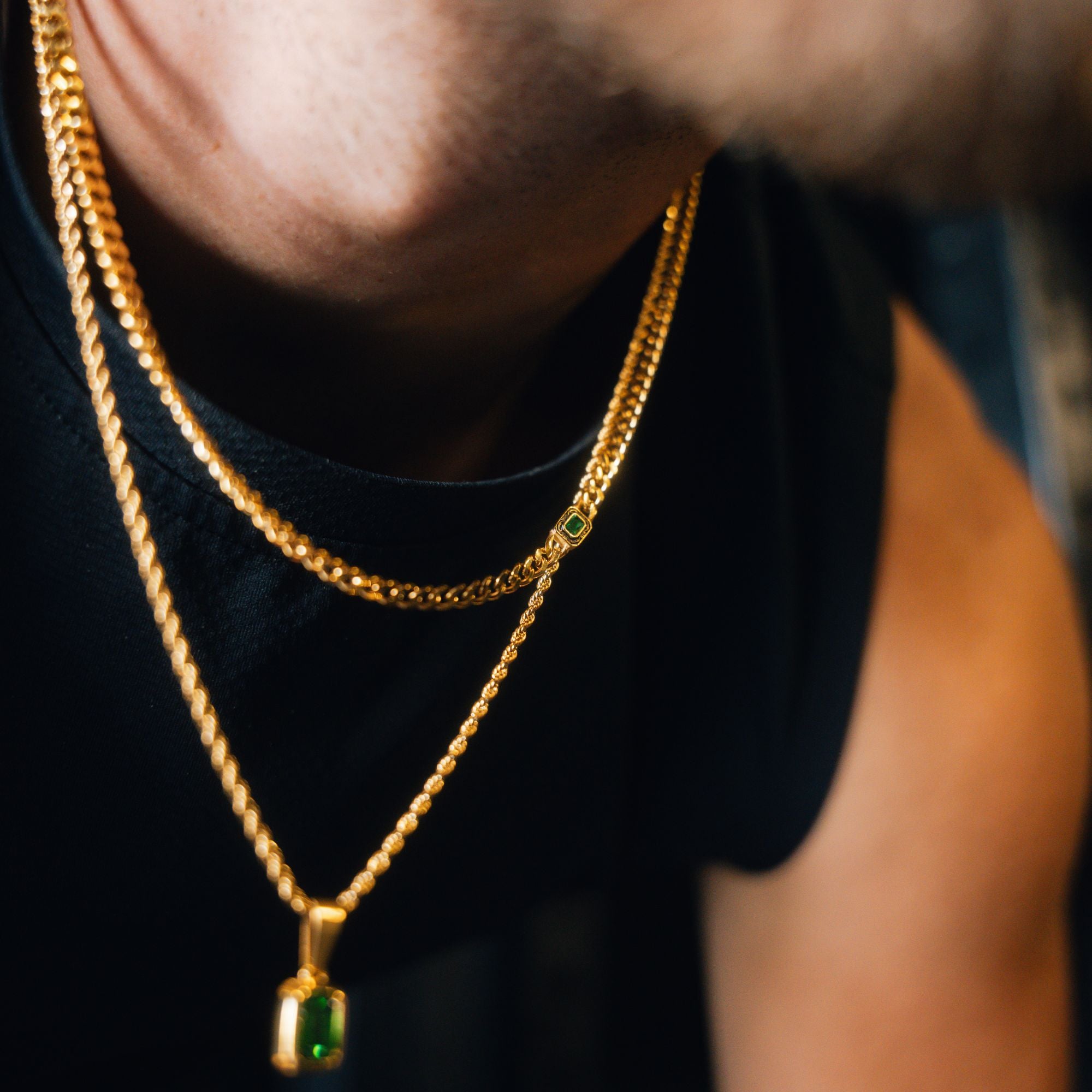 Emerald Cuban Chain (4MM) – Gold