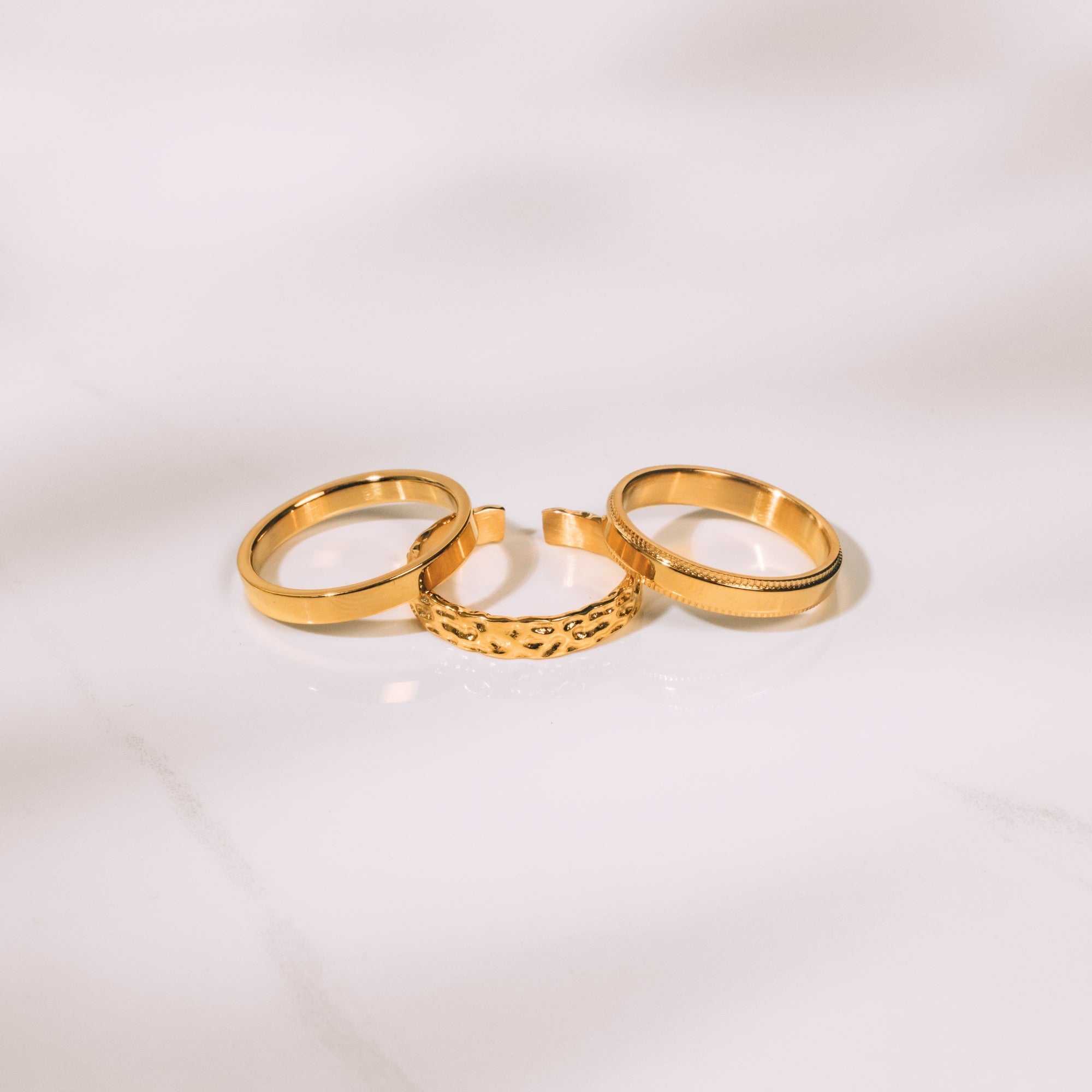 Minimal Ring Stack - Gold