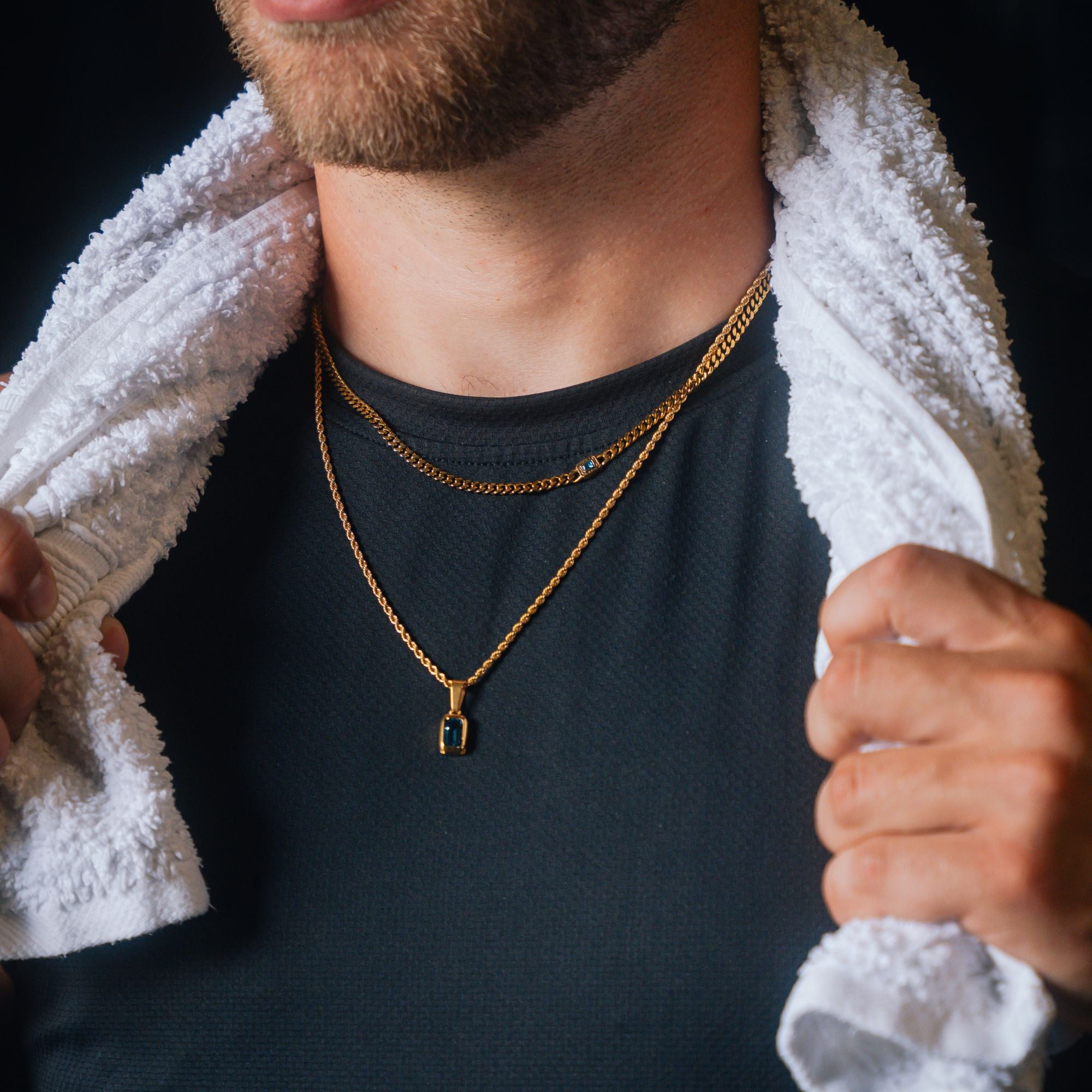 Sapphire Chain - Gold