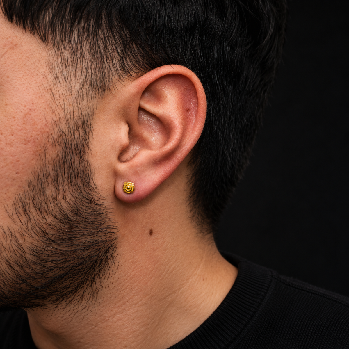 Compass Stud (Gold)