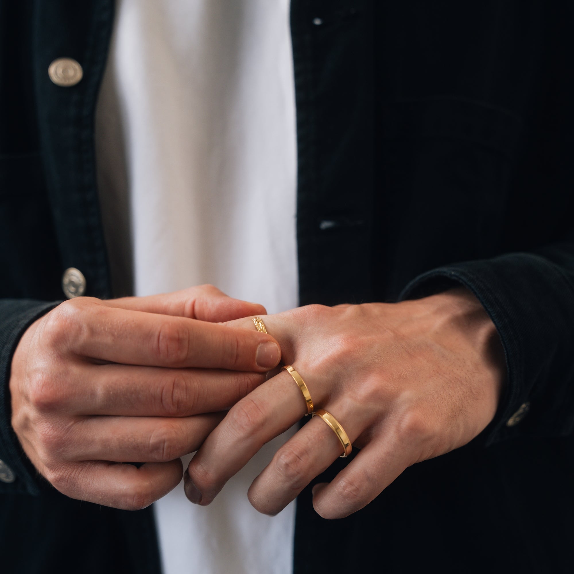 Minimal Ring Stack - Gold