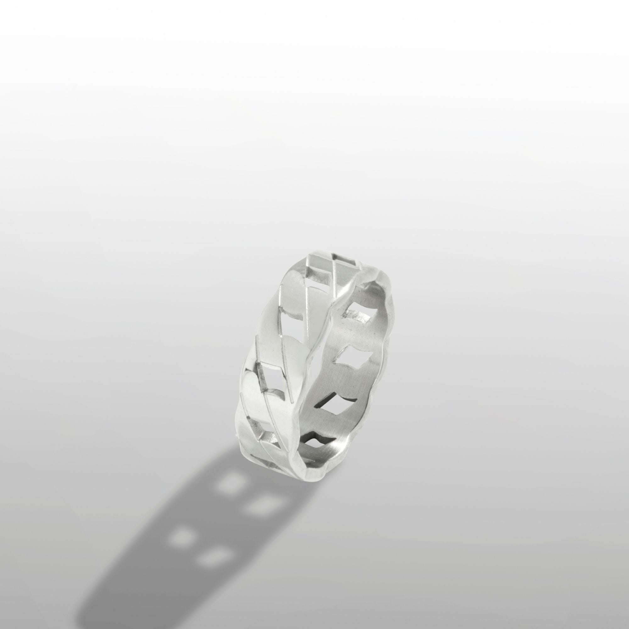Cuban Ring - Silver | Buy Mens Rings In Silver - By Twistedpendant