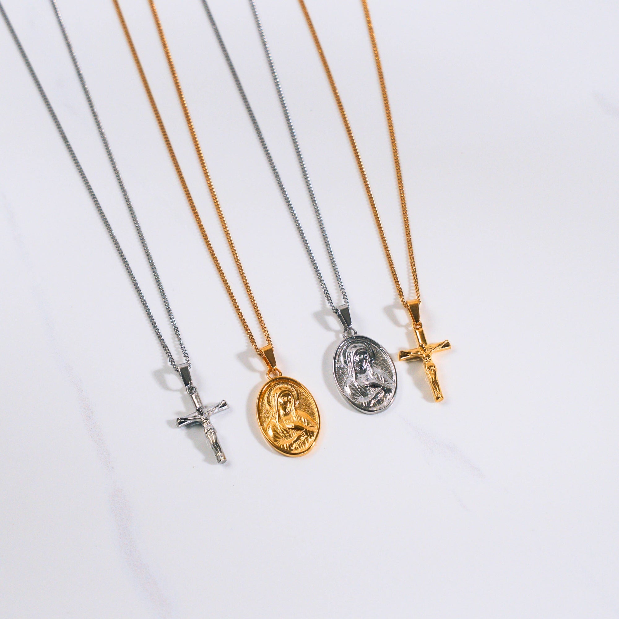 Mini Crucifix - Silver