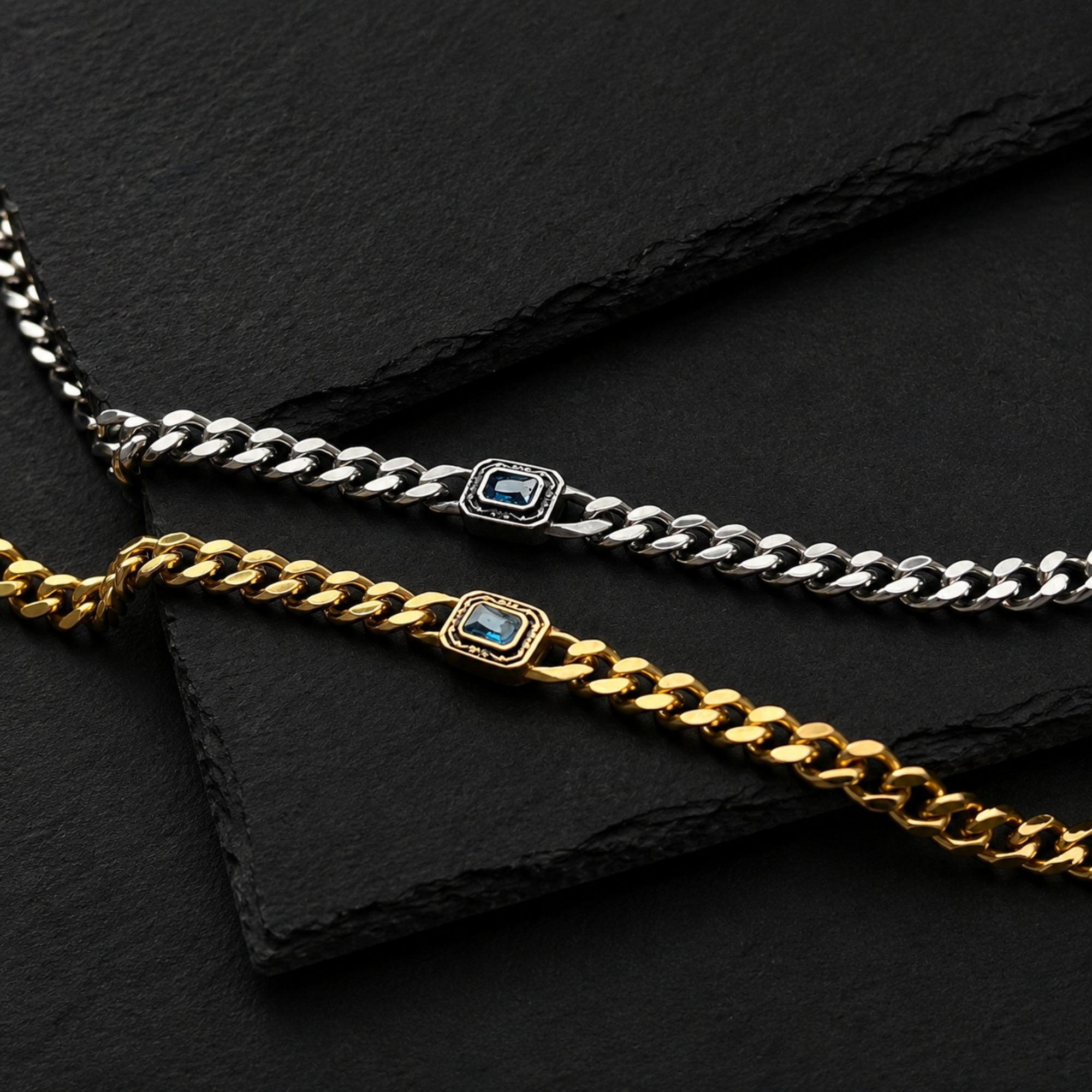 Sapphire Chain - Silver