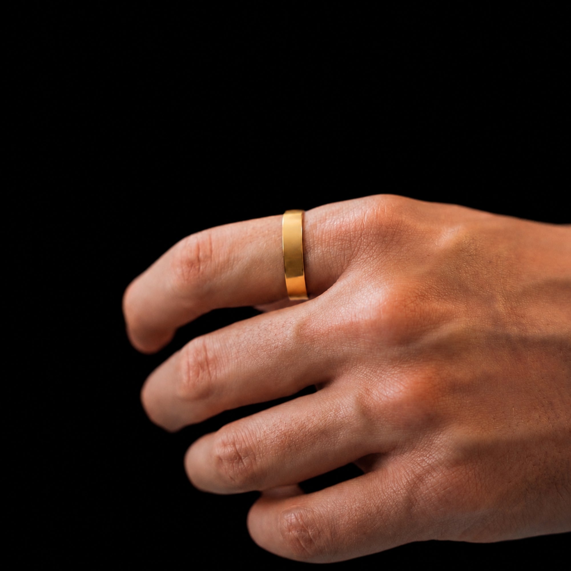 Smooth Band - 18K Gold