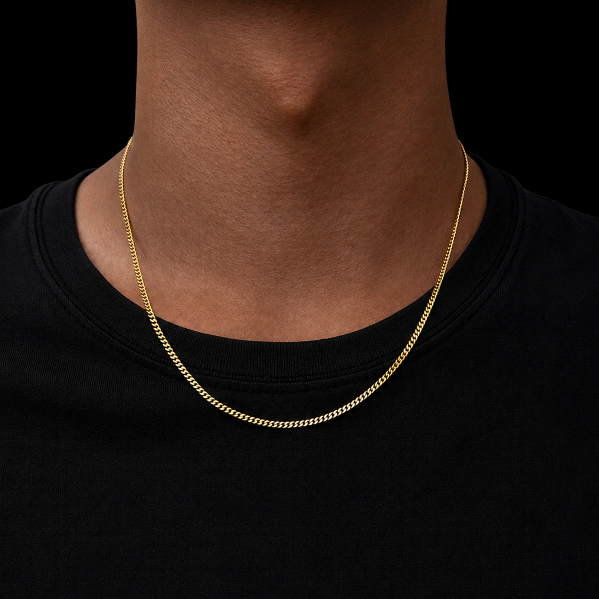 Gold Cuban Chain (2.5MM)