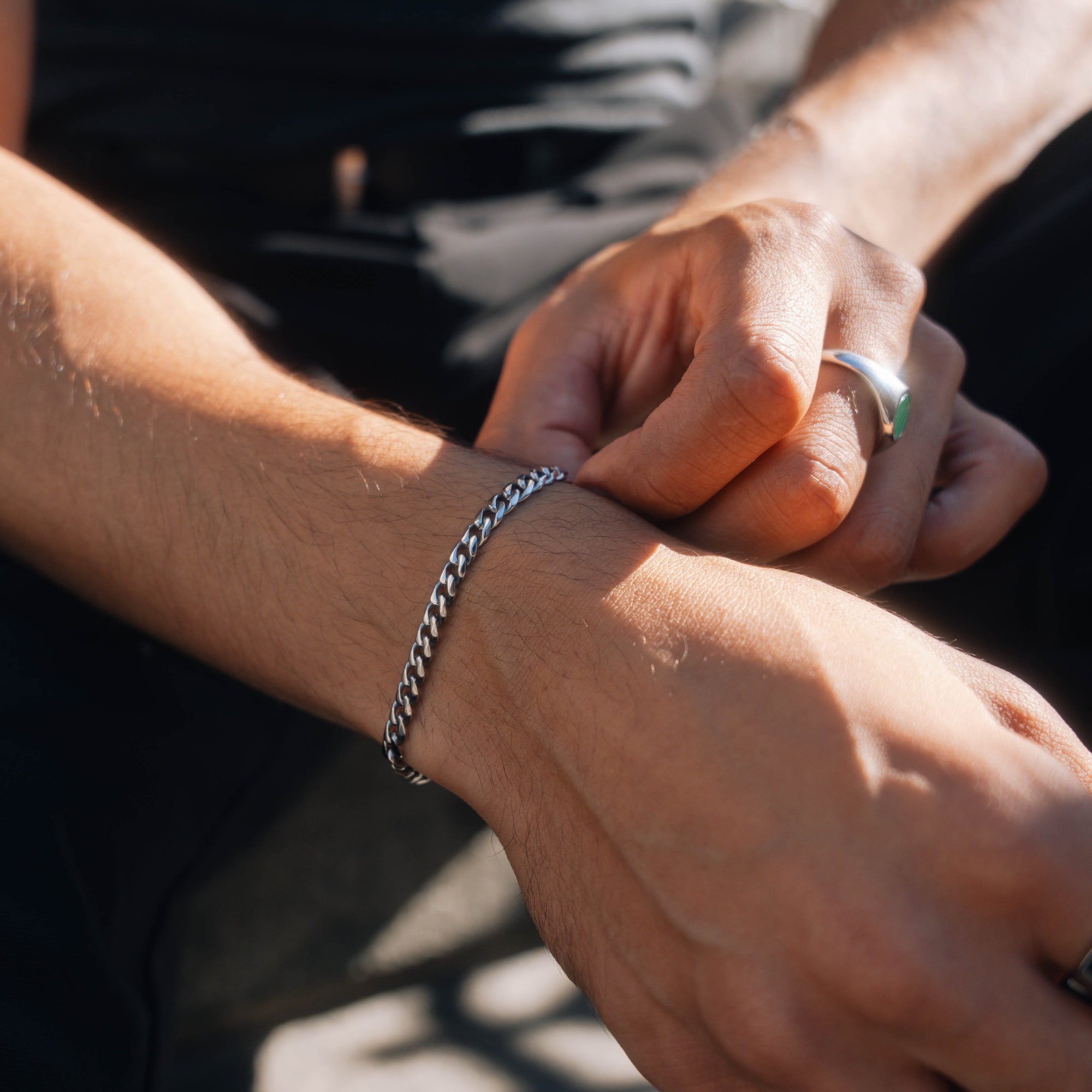 Silver Cuban Bracelet (5MM)