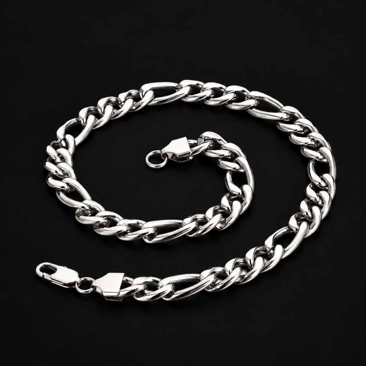 Silver Figaro Chain (11MM)