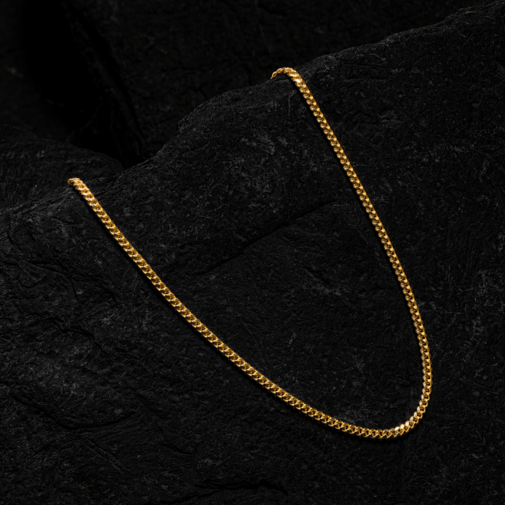 Italian 925 Gold Cuban Chain (2MM)