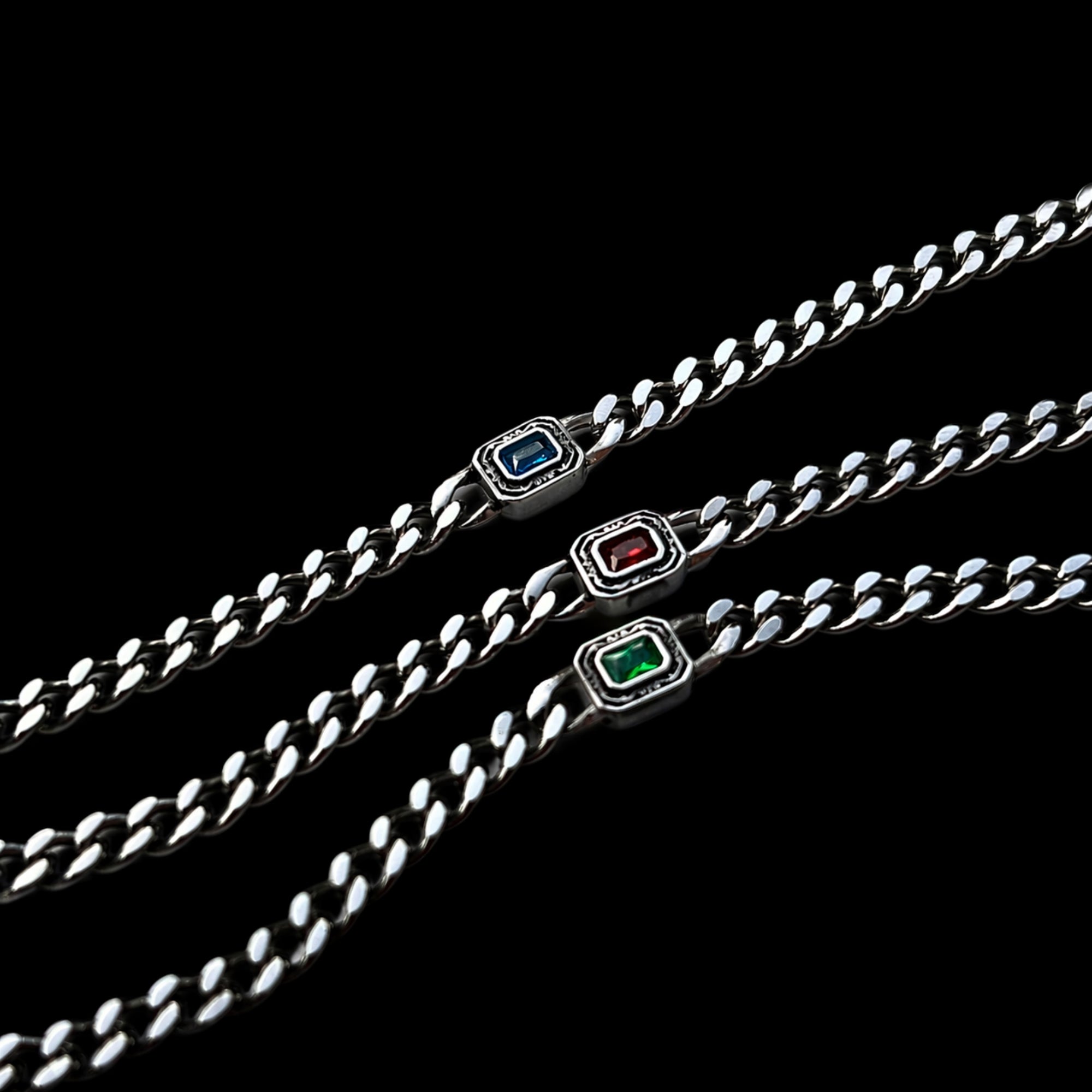 Sapphire Chain - Silver