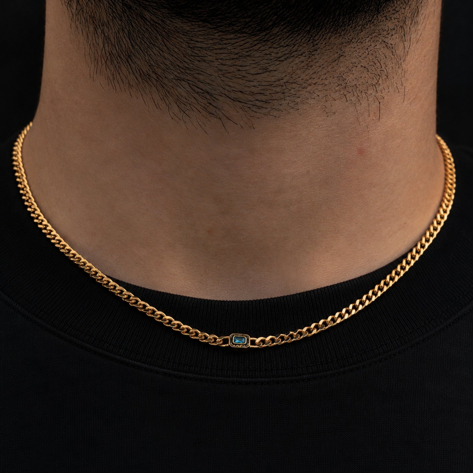 Sapphire Chain - Gold