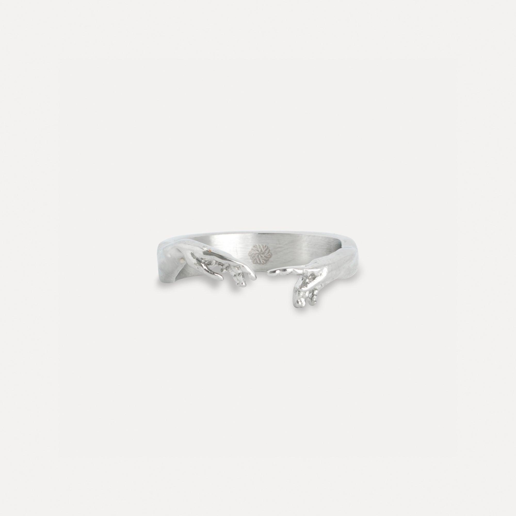 Creation Of Adam Ring - Silver