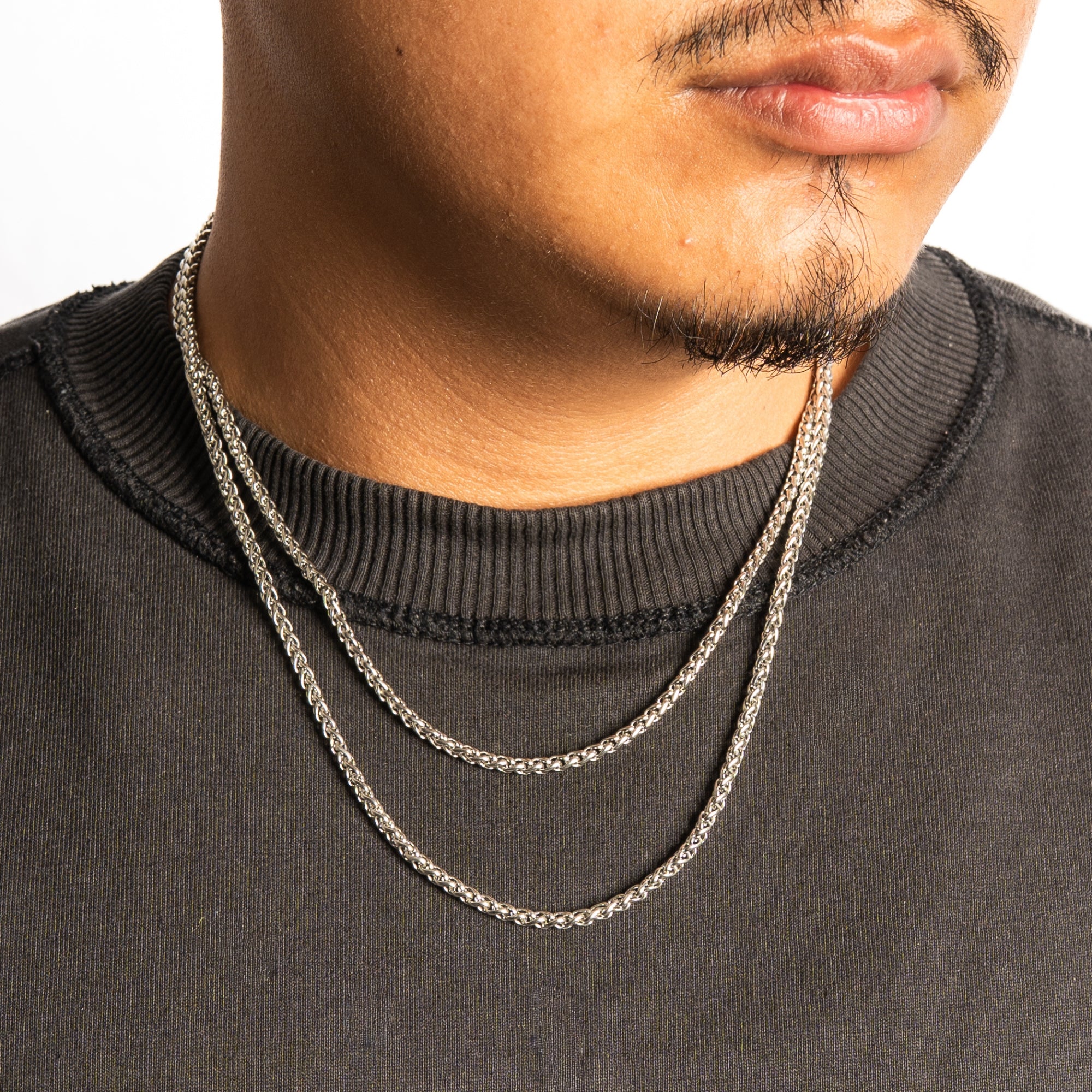 Silver Wheat Chain (3MM)